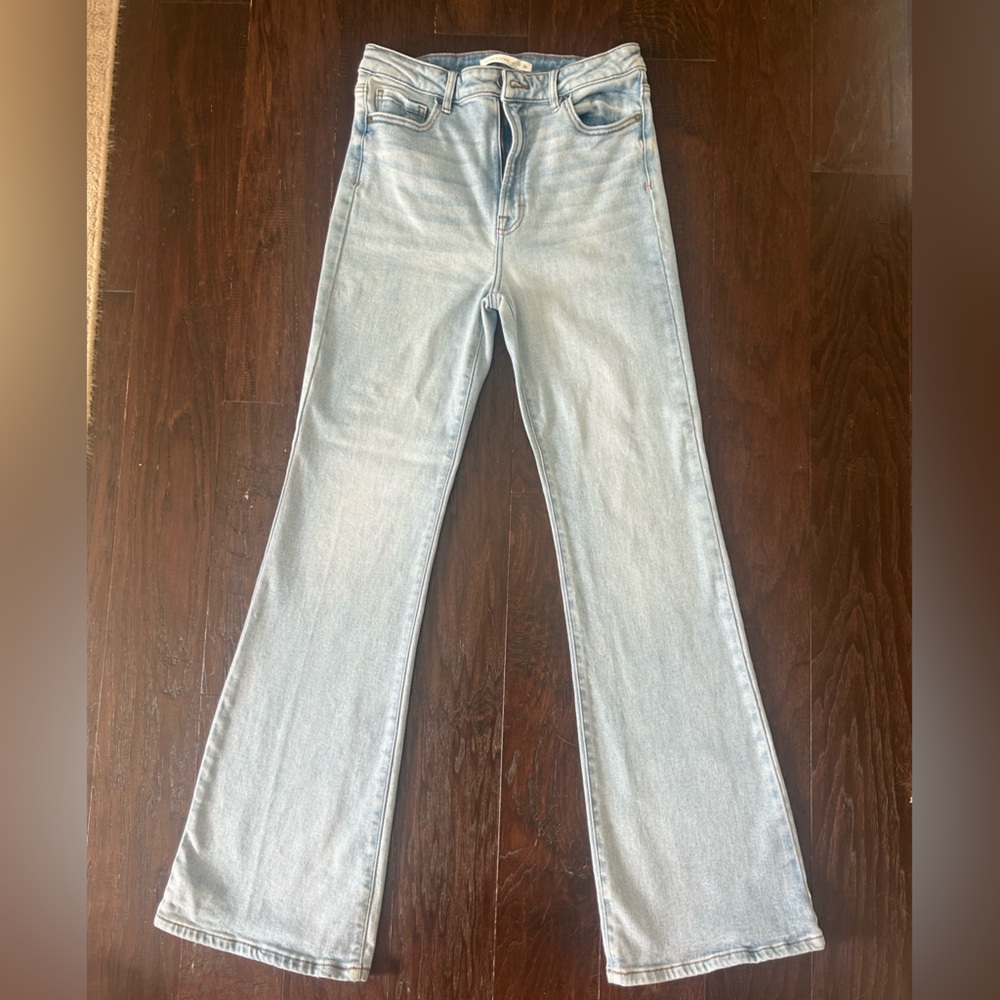 Hidden Jeans high rise light wash flare from altar’d state